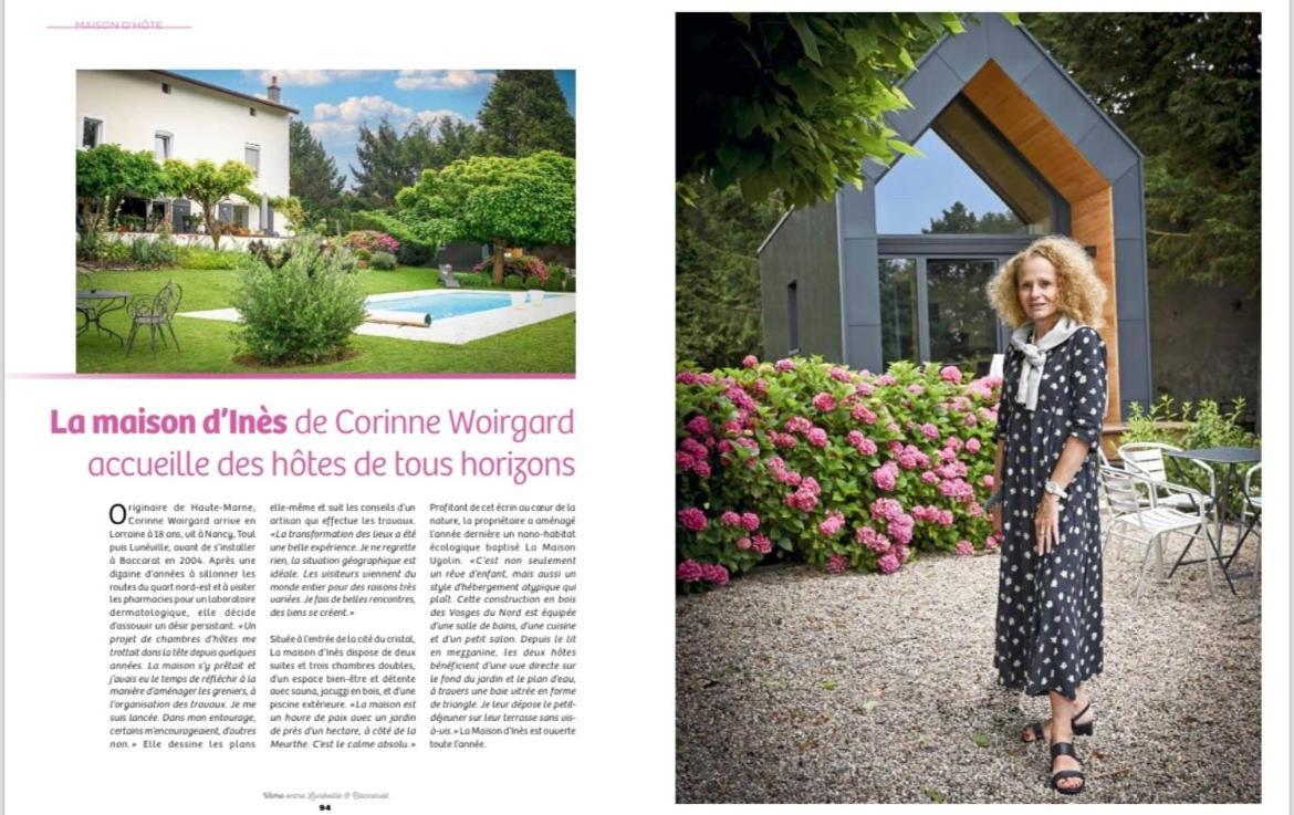 La Maison D Ines And Ugolin & Spa Baccarat Zewnętrze zdjęcie